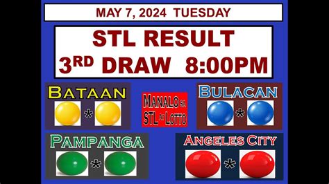 STL 3RD Draw 8PM Result STL Bataan STL Bulacan STL .